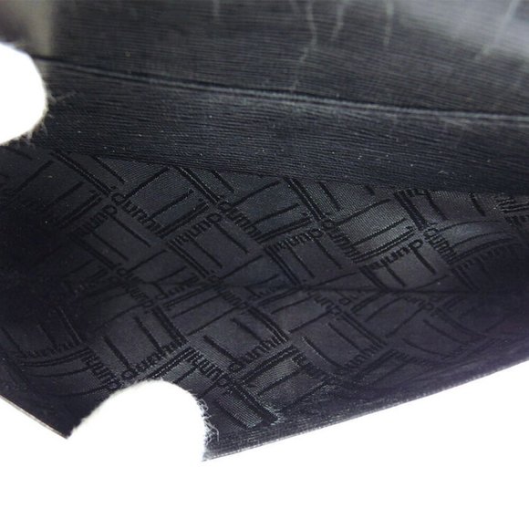 dunhill length wallet d mark plate leather Authentic used - Picture 6 of 8